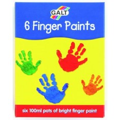 Galt - 6 Acuarele pentru Pictat cu Mana - 6 Finger Paints
